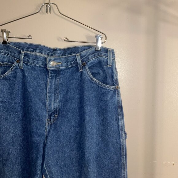 Dickies Baggie Relaxed Carpenter Jeans Skateboard Workwear Men's Sz 36x34 - Picture 2 of 7